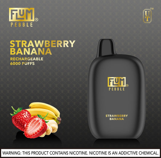 FLUM PEBBLE STRAWBERRY BANANA (Rechargeable)